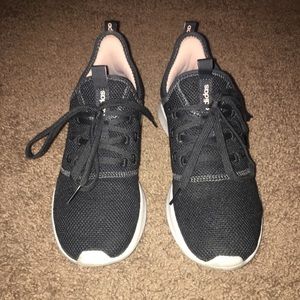 Pink and grey adidas women size 8